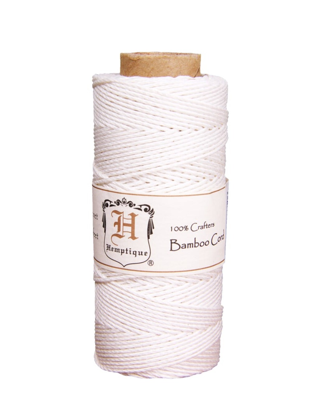Hemptique Bamboo Cord Spools Eco Friendly Sustainable Naturally Grown Jewelry Bracelet Making Paper Crafting Scrapbooking Bookbinding Mixed Media Crocheting Macrame Seasonal Holiday Gift Wrapping Outdoor Gardening